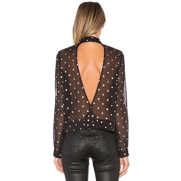 Lovers + Friends Gold Dot Whisper Top - Picture 9 of 11